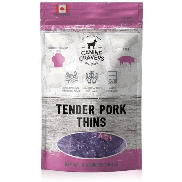 - Crave dog food reviewCanine Cravers Tender Pork Thins 5.3 oz Bag