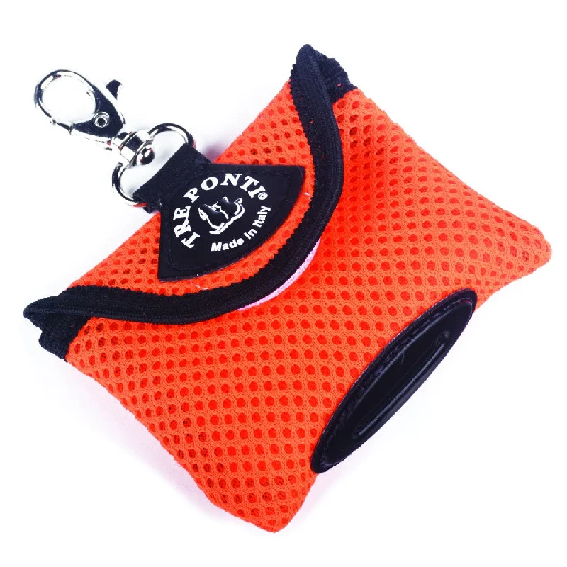 - Pet fence foldable indoorTre Ponti Fluo Orange Mesh Poo Bag Dispenser