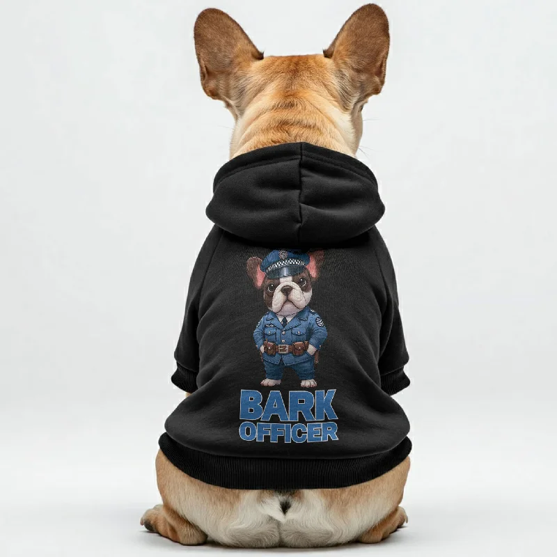 - Postoperative pet anti-licking Elizabethan collarBark Officer - Personalized French Bulldog Hoodies with Funny Quotes – Stylish, Cozy, and Premium 100% Cotton