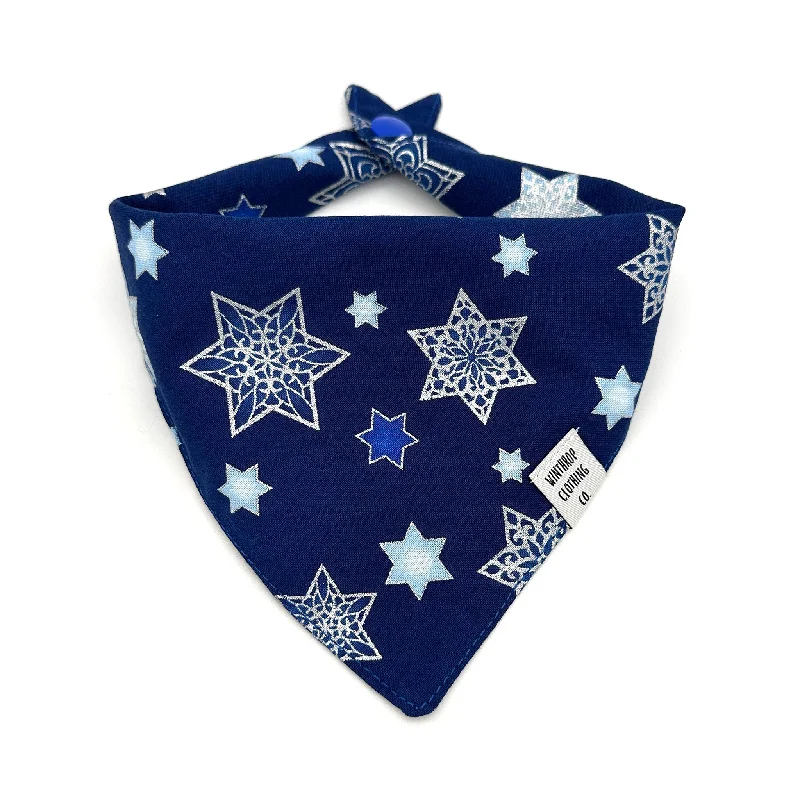 - Car dog seat beltHanukkah Stars Dog Bandana