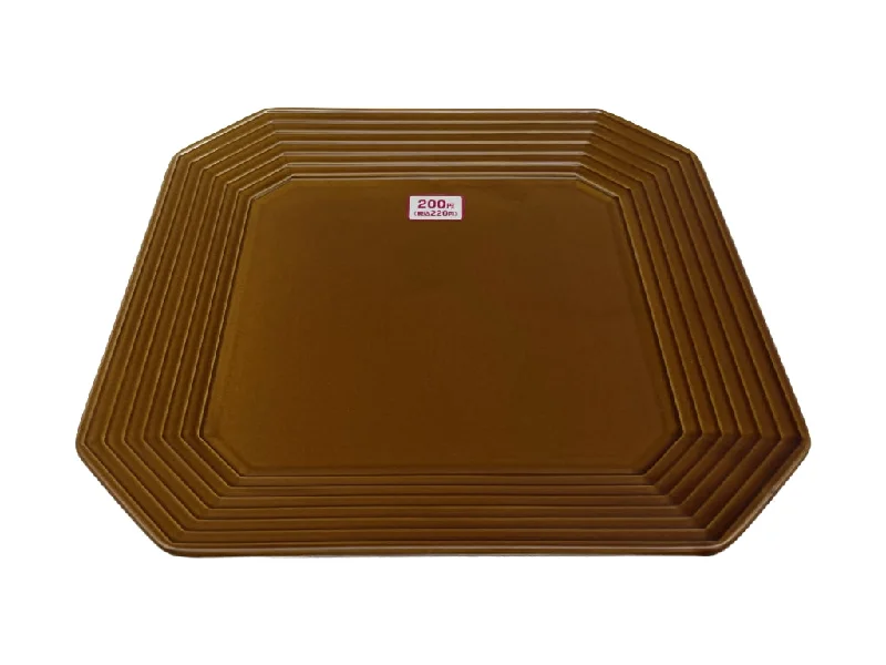 - Winter dog thick down jacketPlate Octagon Brown 8.66in