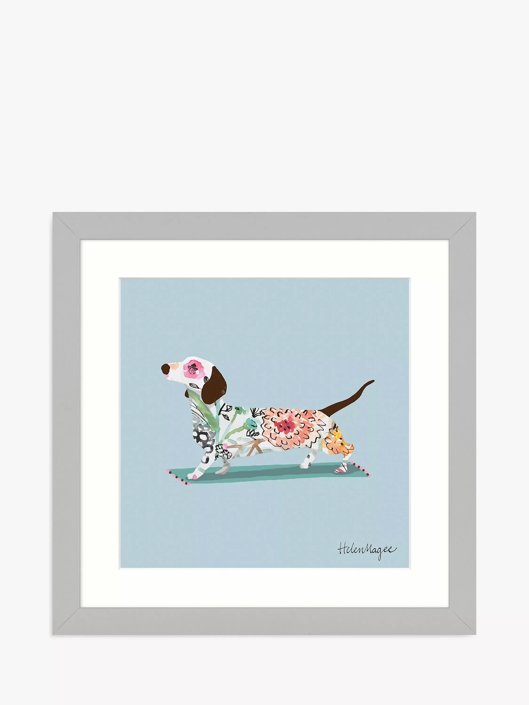 -Explosion-proof leash FOR LARGE dogsJohn Lewis Helen Magee 'Sausage Dog' Framed Print & Mount, 33.5 x 33.5cm, Blue/Multi -Explosion-proof leash FOR LARGE dogsJohn Lewis Helen Magee 'Sausage Dog' Framed Print & Mount, 33.5 x 33.5cm, Blue/Multi