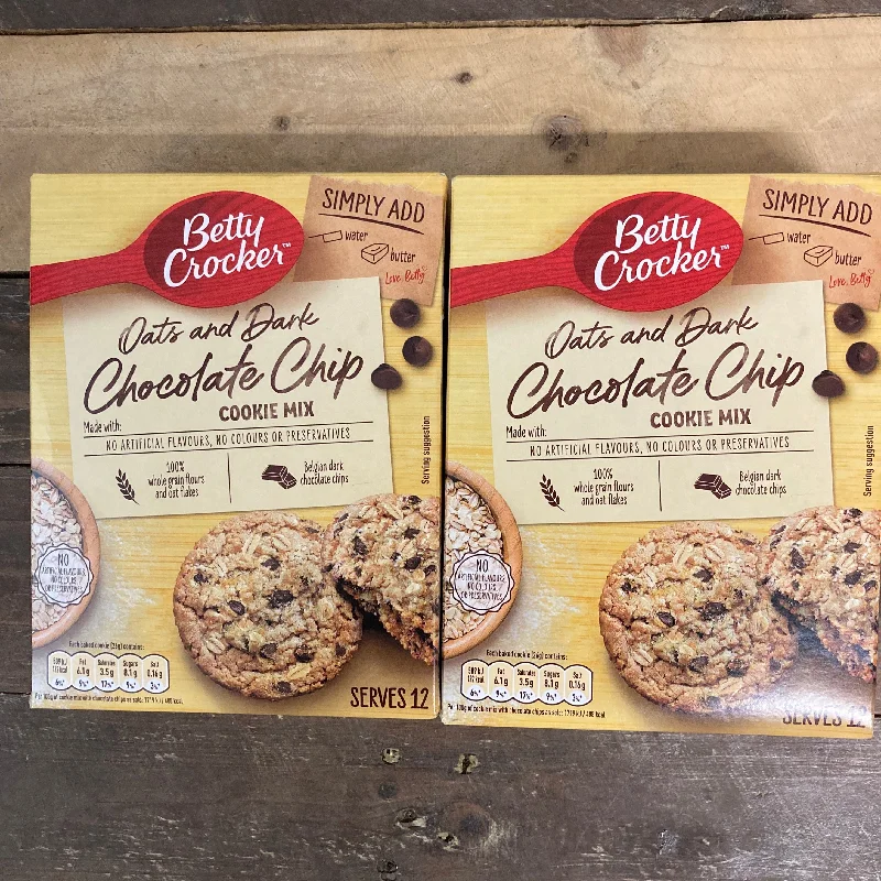 - Pet monitor with camera2x Betty Crocker Oats and Dark Chocolate Chip Cookie Mixes (2x250g) - Pet monitor with camera2x Betty Crocker Oats and Dark Chocolate Chip Cookie Mixes (2x250g)