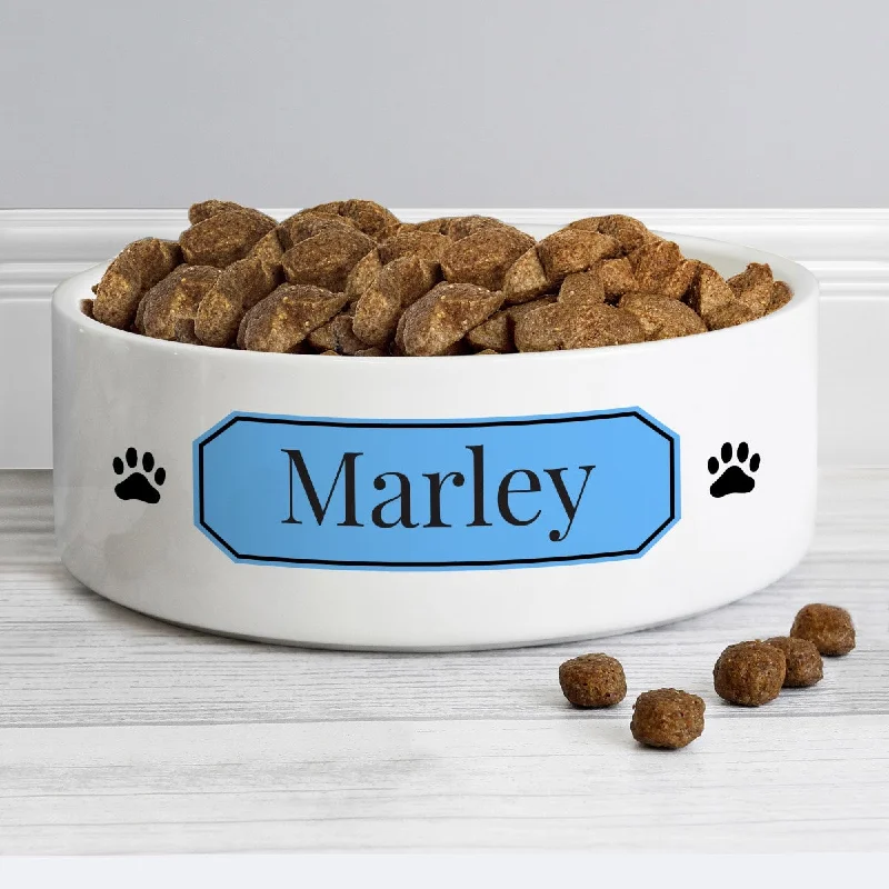 - Smart cat litter box with automatic cleaningPersonalised Blue Plaque 14cm Medium Pet Bowl - Smart cat litter box with automatic cleaningPersonalised Blue Plaque 14cm Medium Pet Bowl