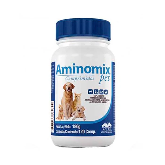 - Pet tear stain cleaning wipesAminomix Pet - 120 Tabletas