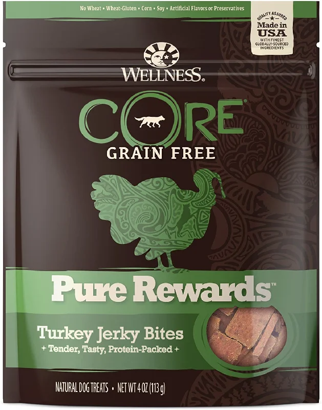- Dog food improves immunityWellnesss Core Pure Rewards Turkey Jerky Bites