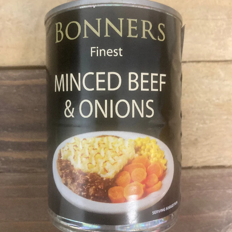 - Pet monitor with cameraBonners Finest Minced Beef & Onion 392g