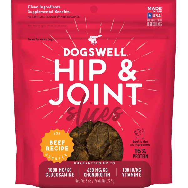 - Food for large dogsDogswell Hip & Joint Slices Beef 8 oz