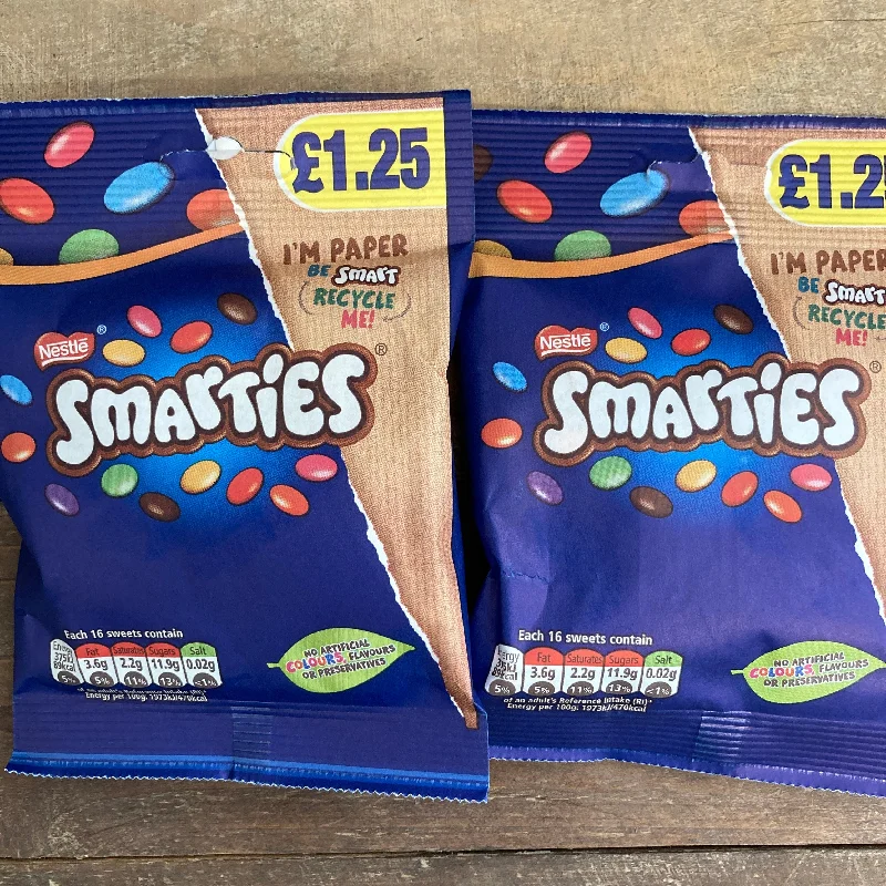 - Dog heart rate monitoring collar3x Smarties Milk Chocolate Share Bags (3x87g)
