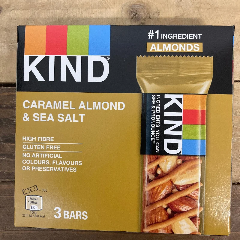 - Degradable pet feces bag12x Kind Caramel Almond & Sea Salt Nut Bars (4 Packs of 3x30g)