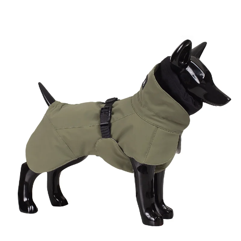 Pet wedding dressesVisibility Winter Dog Jacket Green