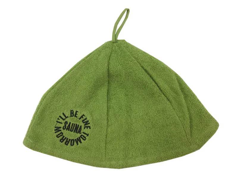 - Degradable pet feces bagSAUNA HAT(TOWEL FABRIC GREEN)