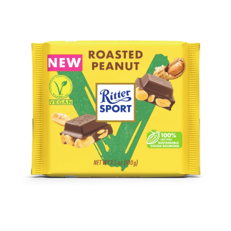 - Parrot climbing and standing wooden frameRitter Sport Roasted Peanut Vegan Chocolate Bar - 100g