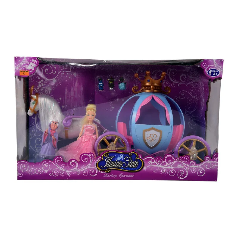 - Smart cat litter box with automatic cleaning205A PRINCESS DOLL WITH HORSE B/O D