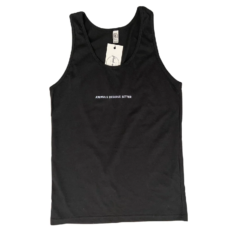  -Anti-scratch sofa protective coverPlant Active 'Animals Deserve Better' Unisex Black Tank