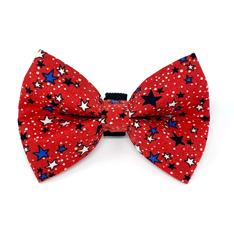 - Pregnant cat delivery room warming boxRed Star Spangled Dog Bow Tie