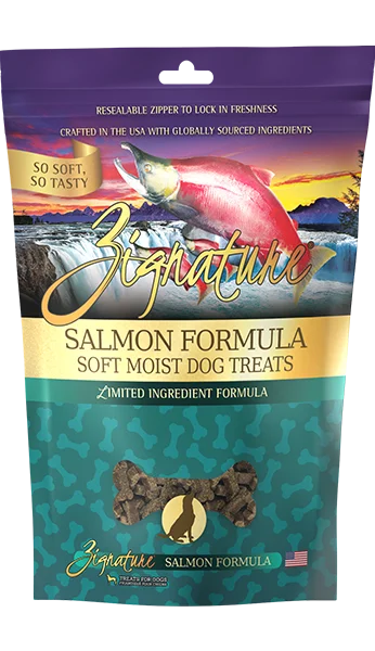 - Dog food discountsZignature Salmon Soft Moist Treat 4oz