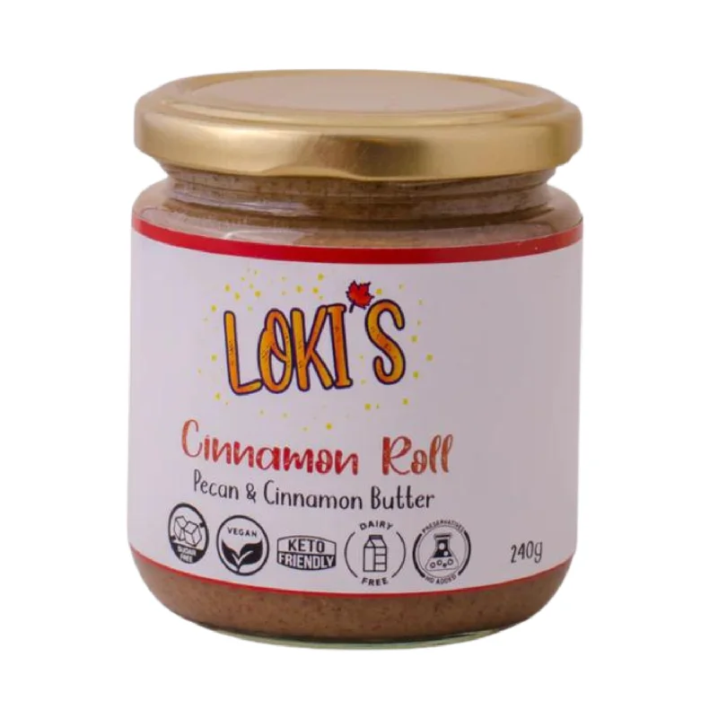 - Pet tear stain cleaning wipesLoki's Cinnamon Roll Pecan & Cinnamon Nut Butter - 240g