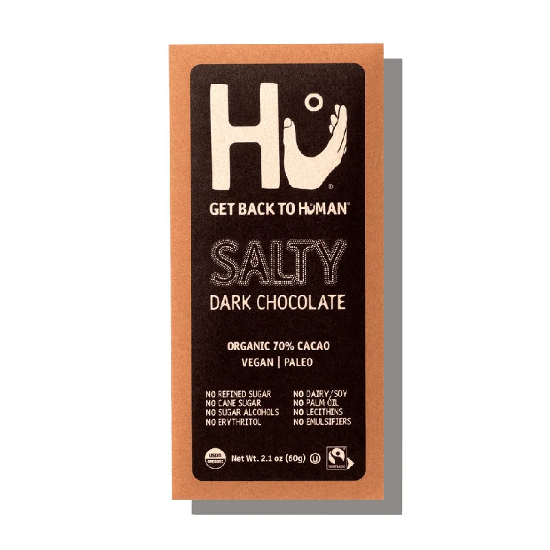 - Teething and chewing toys for puppiesHU Salty Dark Chocolate Bar - 60g