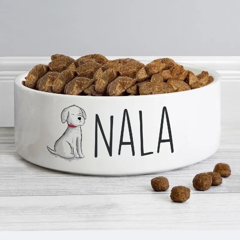 - Foldable and portable cat bagPersonalised Scribble Dog 14cm Medium Pet Bowl