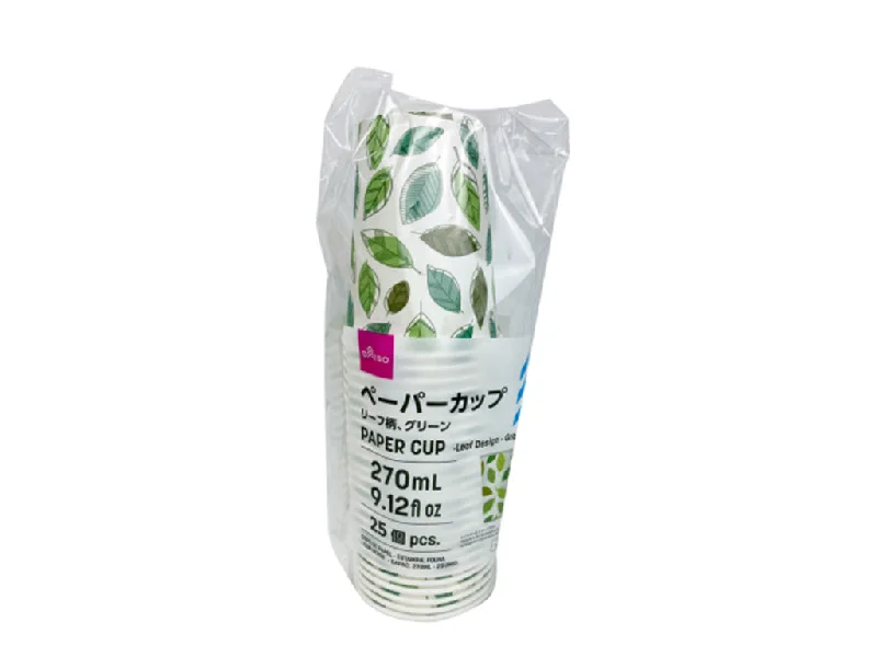 - Dog anti-slip matPaper Cup Leaf Design Green 270ml