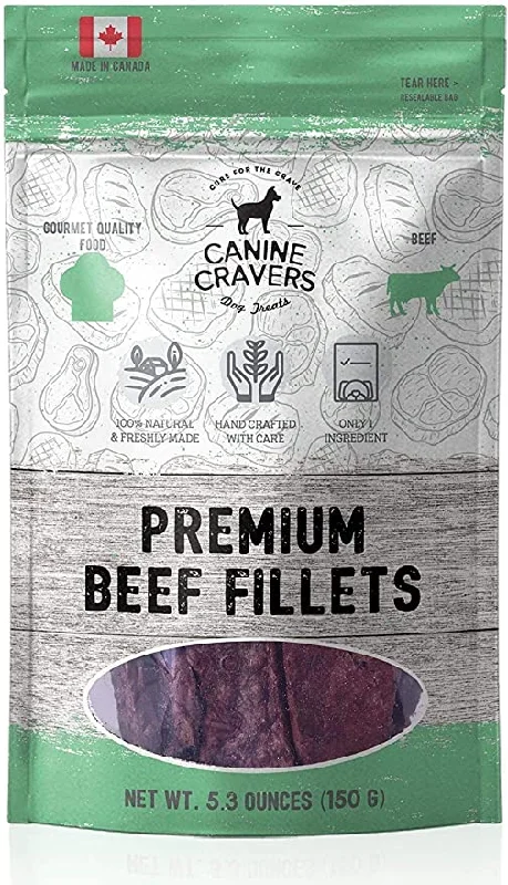 - How is Birgi dog foodCanine cravers Premium Beef Fillets 5.3 oz Bag