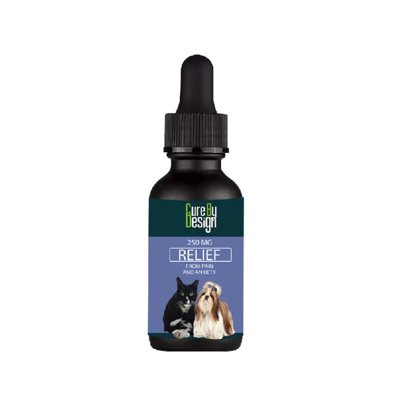 - Organic cotton dog bibsCure By Design 250mg Relief Oil for Small Animals