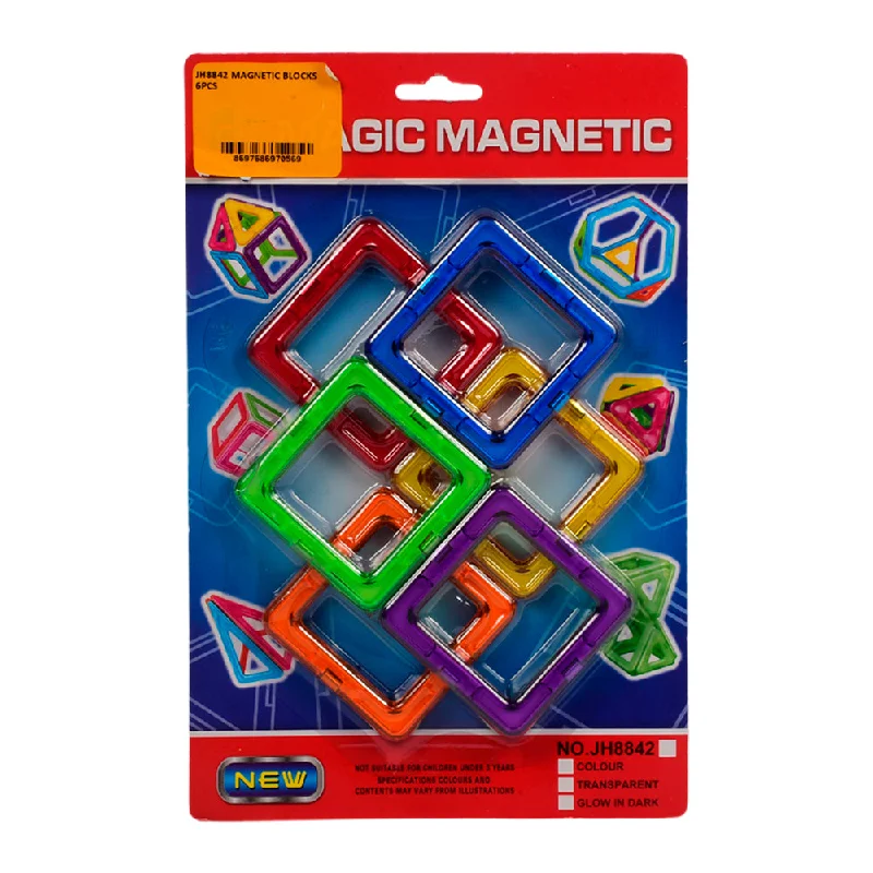 ---JH8842 MAGNETIC BLOCKS 6PCS