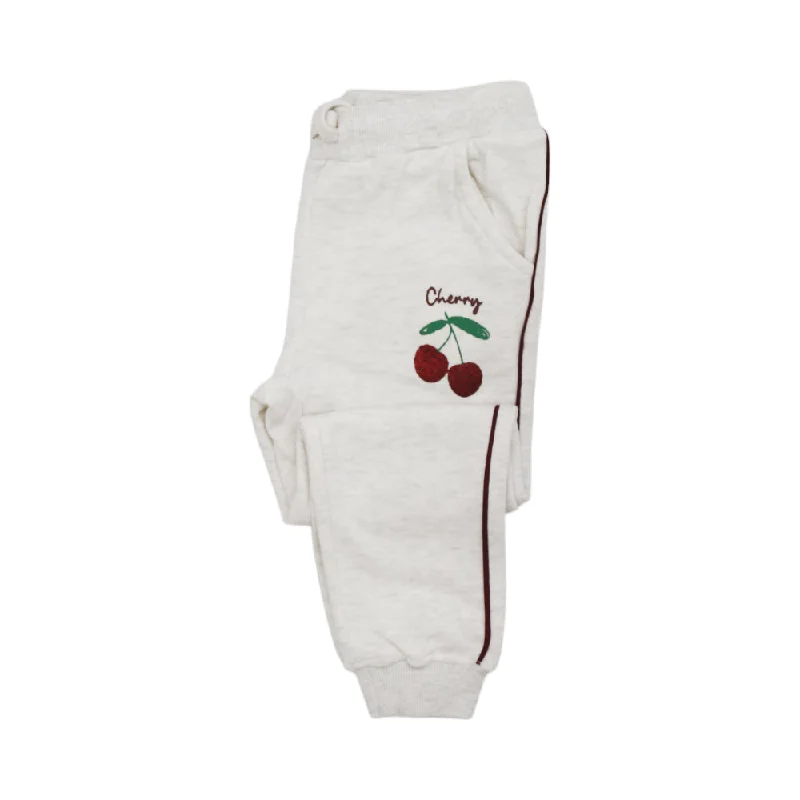 ---GIRLS TROUSER HOP & ROLL OATMIL MZW-23 3-4 YEAR JG302