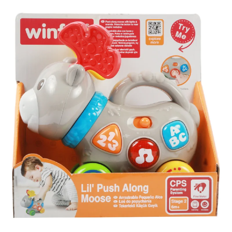 - Pet stroller can be taken on the plane0768 WF LIL PUSH ALONG MOOSE