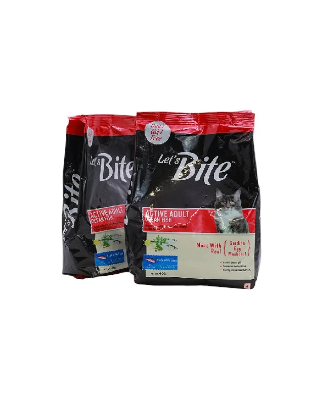 ---LET'S BITE Cat Active Adult 2's, 400g