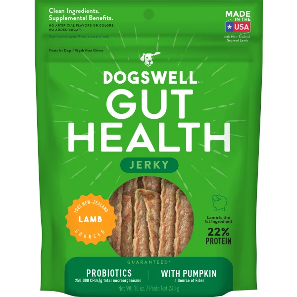 - Tear stain dog foodDogswell Gut Health Jerky Lamb Recipe 10 oz