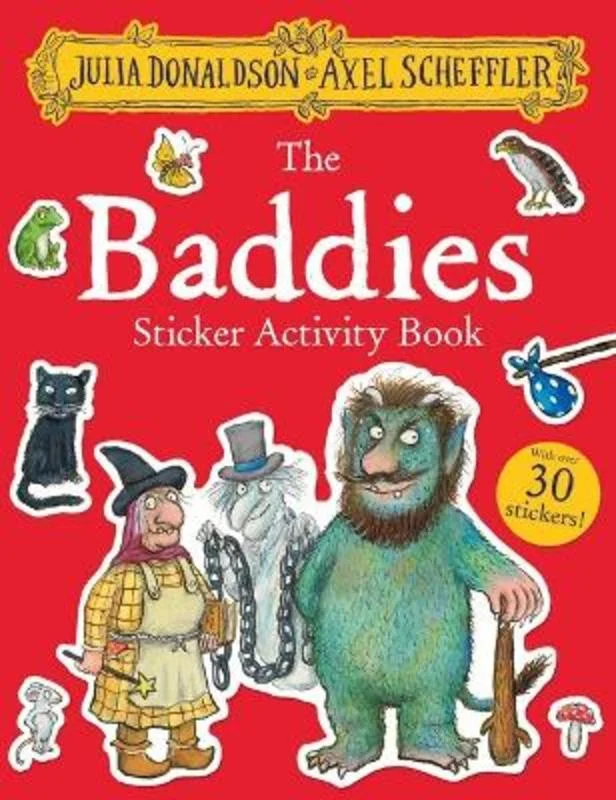 - Rabbit grass rack to prevent waste food boxThe Baddies: Sticker Activity Book