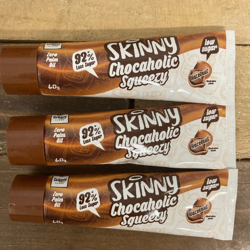 - Pet fence foldable indoor5x Skinny Food Co Chocolate Hazelnut Chocaholic Squeezy Tubes (5x60g)