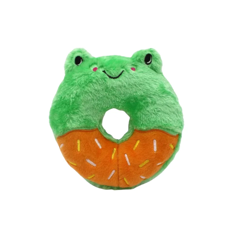  -High-end pet toy rankingsZippyPaws Donutz Plush Squeaker Dog Toy Frog