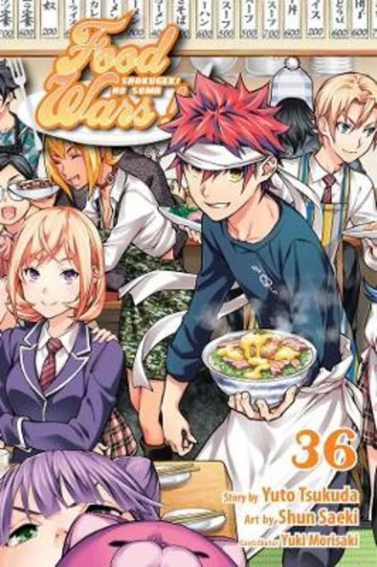 - Remote interactive pet feederFood Wars!: Shokugeki no Soma, Vol. 36