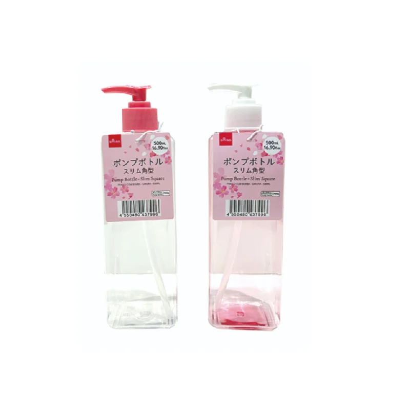 - Organic cotton dog bibsPump Bottle Cherry Blossom Slim Square 500ml