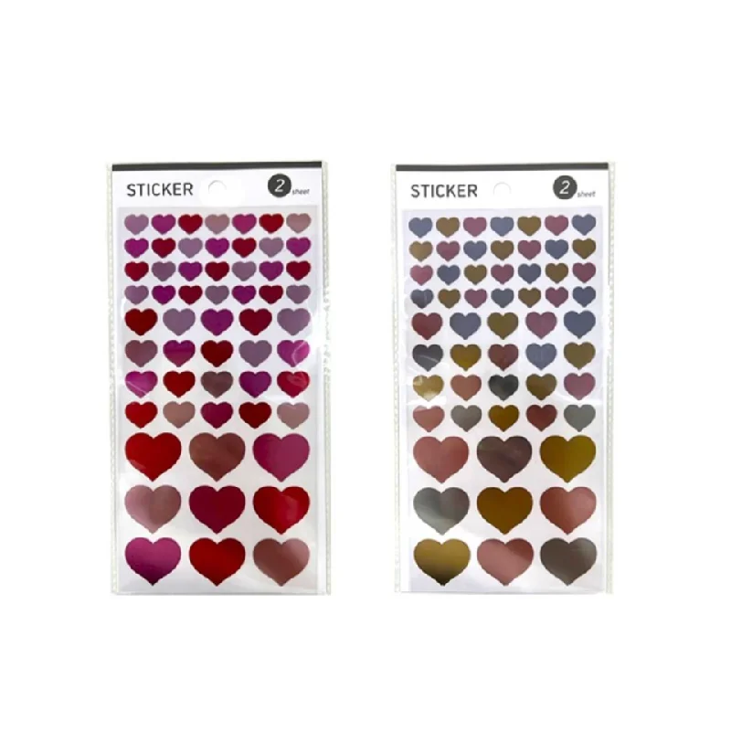 - Air box TSA certified check-inFoil Seal Heart Sticker