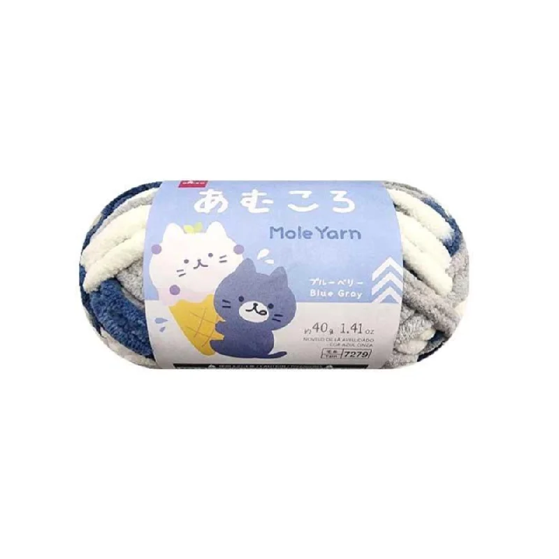 - Chinchilla cooling ice nest ceramic plateMole Yarn Blue Grey