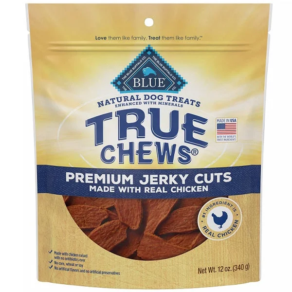 - Special food for senior dogsBlue TrueChew Jerky Chicken 340g