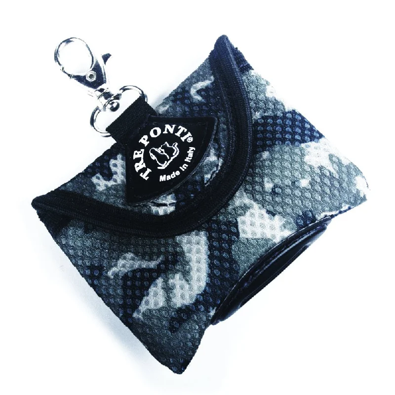 - Pet stroller can be taken on the planeTre Ponti Grey Camo Mesh Poo Bag Dispenser