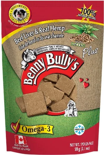 - Food for small dogsBenny Bullys® Liver Plus™ - Dog Treats Beef Liver Plus Hemp
