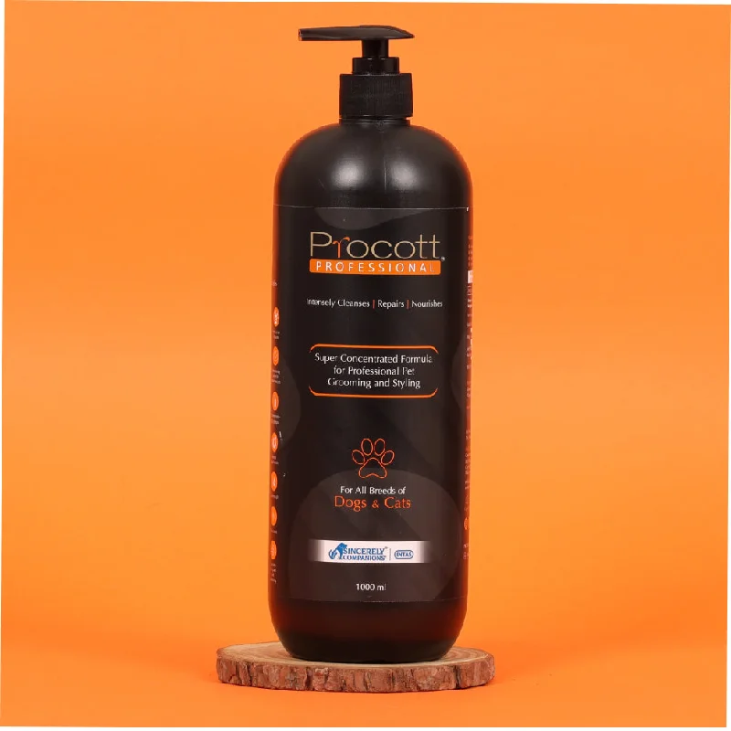 - Pet tear stain cleaning wipesIntas Procott Professional Shampoo for Dogs and Cats
