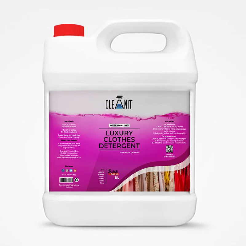 - Dog disposable foam shower gelCLEANIT LUXURY CLOTHES DETERGENT 5 LTR