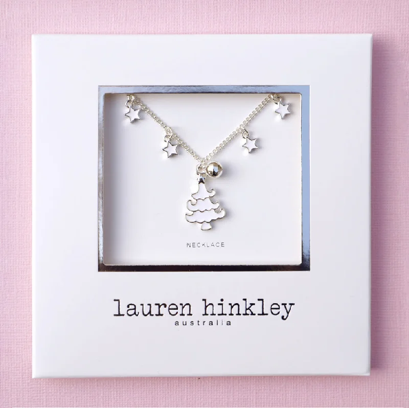 - Rabbit grass rack to prevent waste food boxLauren Hinkley Christmas Necklace | Enchanted Christmas Tree WHITE