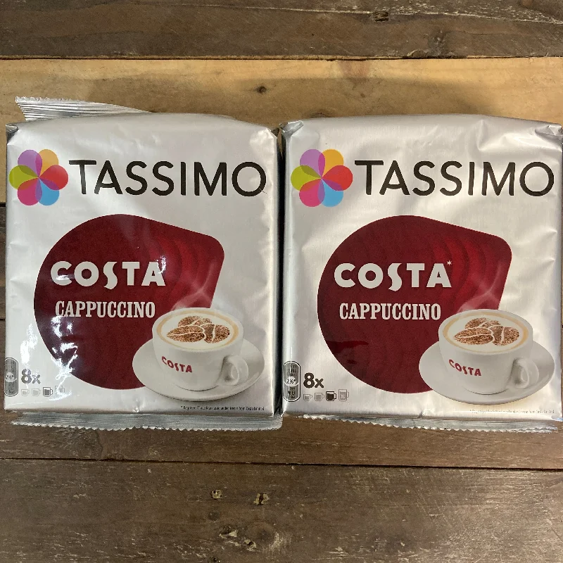 - Pet stroller can be taken on the plane16x Tassimo Costa Cappuccino Pods (2 Packs of 8)