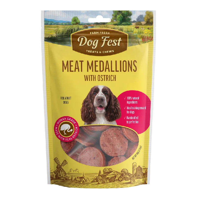 - Summer pet ice matDogfest Ostrich Medallions Dog Treats